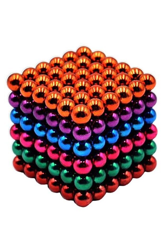 216-Piece Round Magnetic Ball Set - Multicolor