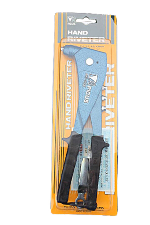 Japanese Rivet Machine, Rubber Handle, Black HR-005