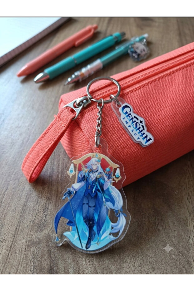 Owl Bag Genshin Impact Neuvilletde Patterned Acrylic Keychain Bag Ornament