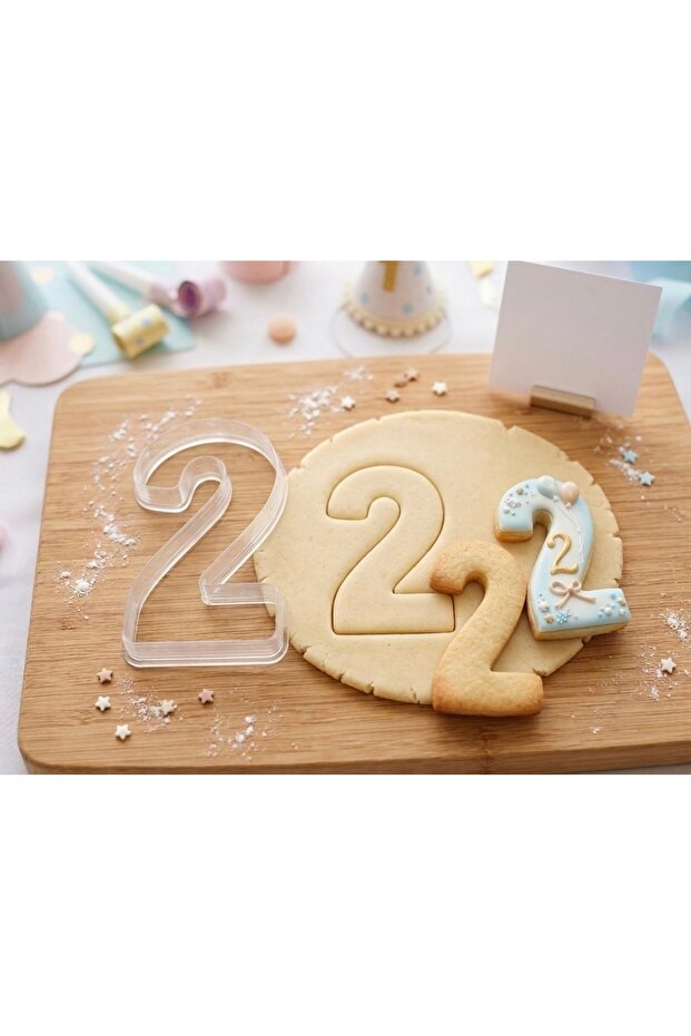 2 Number Dough Shaper / Cookie Mold