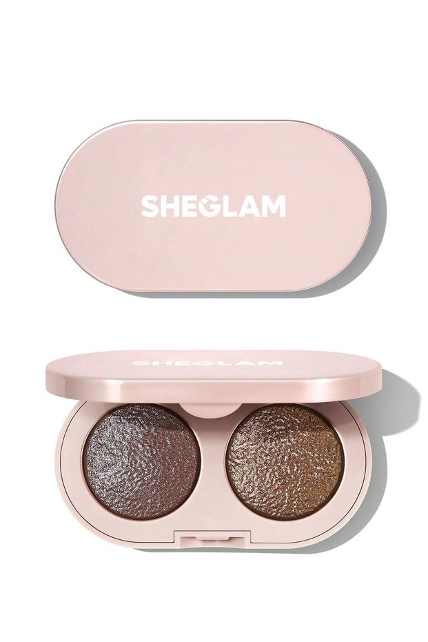 Prismalight Baked Gelee Eyeshadow Duo - Double Reflective Intense Shimmer Duo Jelly Eyeshadow