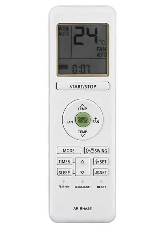 AR-RHA2E Air Conditioner Remote Control White