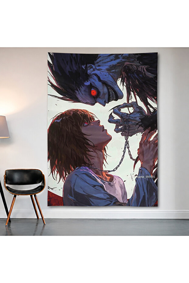 Anime Dragon Wall Cloth Wall Tapestry First Quality Satin Fabric Poster