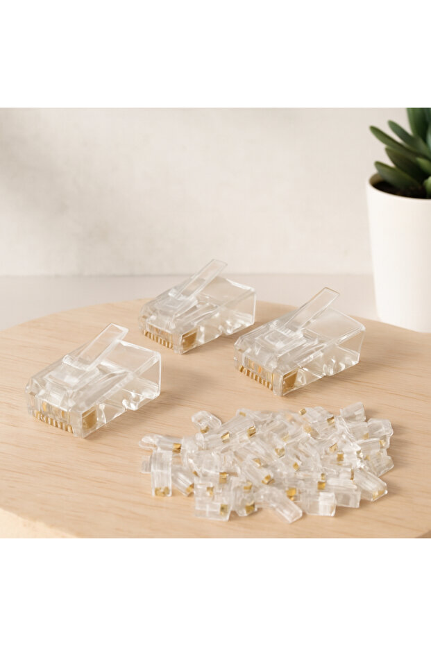 مقبس إيثرنت RJ45 100 قطعة