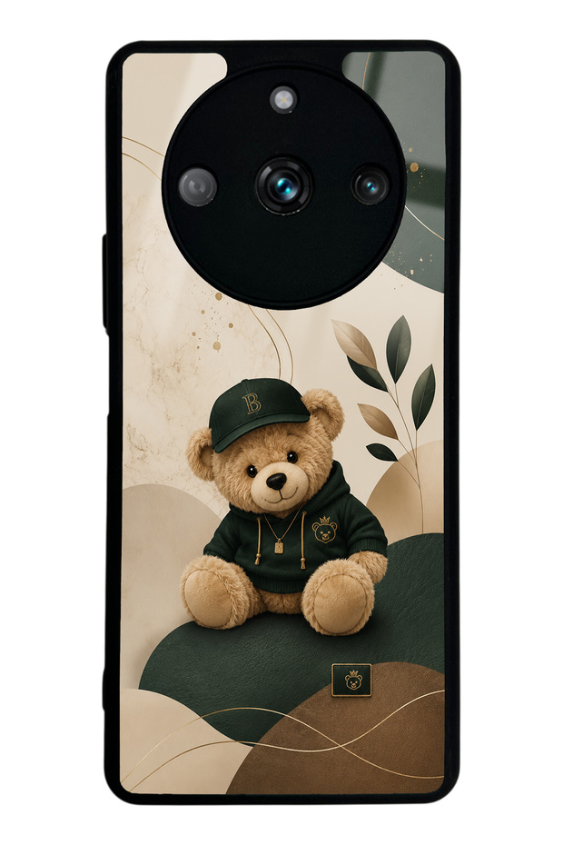 Realme 11 Pro Forest Teddy Design Glossy Phone Case
