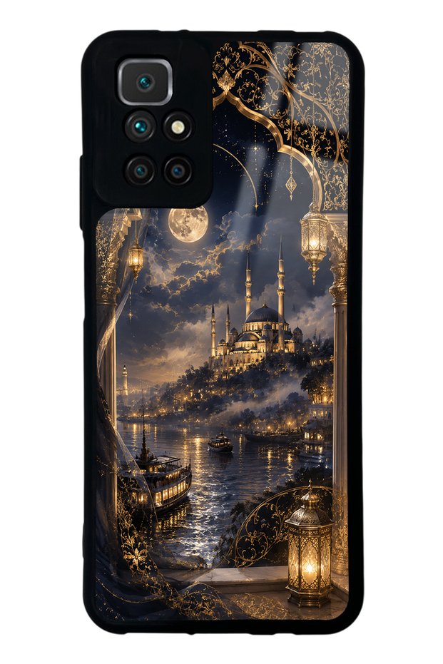 Xiaomi Redmi 10 Glossy Phone Case with Midnight Bosphorus Design