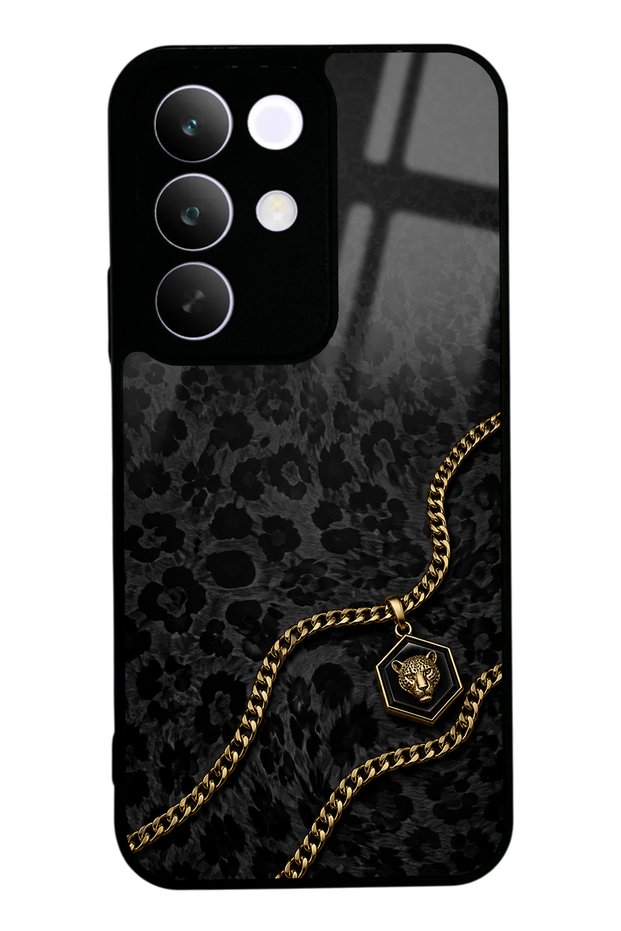 Realme C85 Black Panther Gold Design Glossy Phone Case