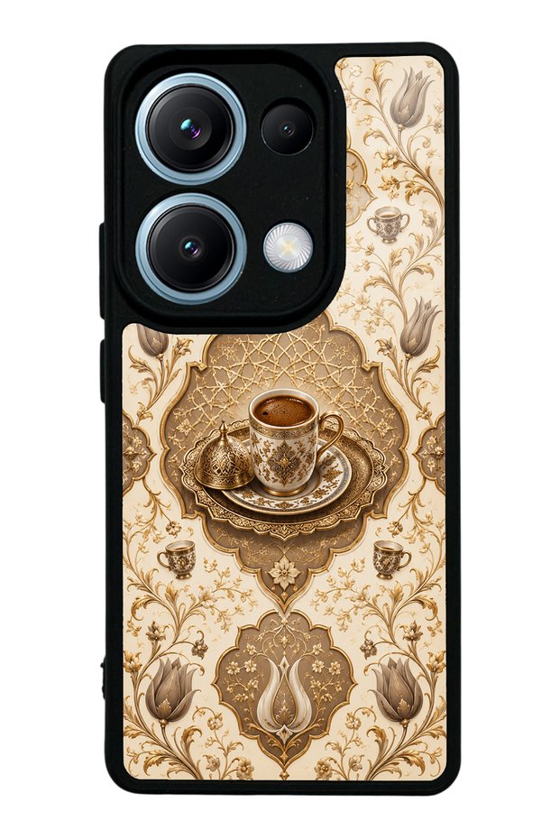 Xiaomi Redmi Note 13 Pro 4g Ivory Ottoman Coffee Designed Glossy Phone Case