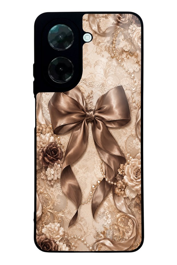 Xiaomi Redmi A5 Glossy Phone Case with Bronze Pearl Design