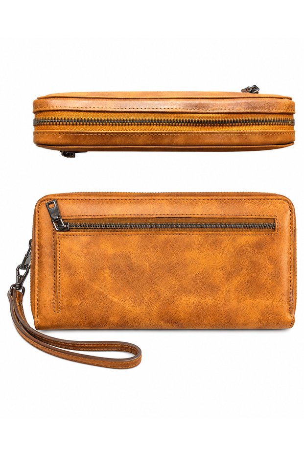 Park Genuine Leather Men's Handbag