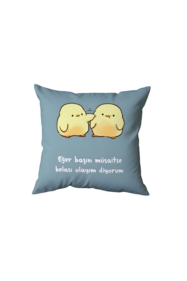 If the Head Is Available, I'Ll Say I'M in Trouble Pillow, Chick-Loaded Funny Gift