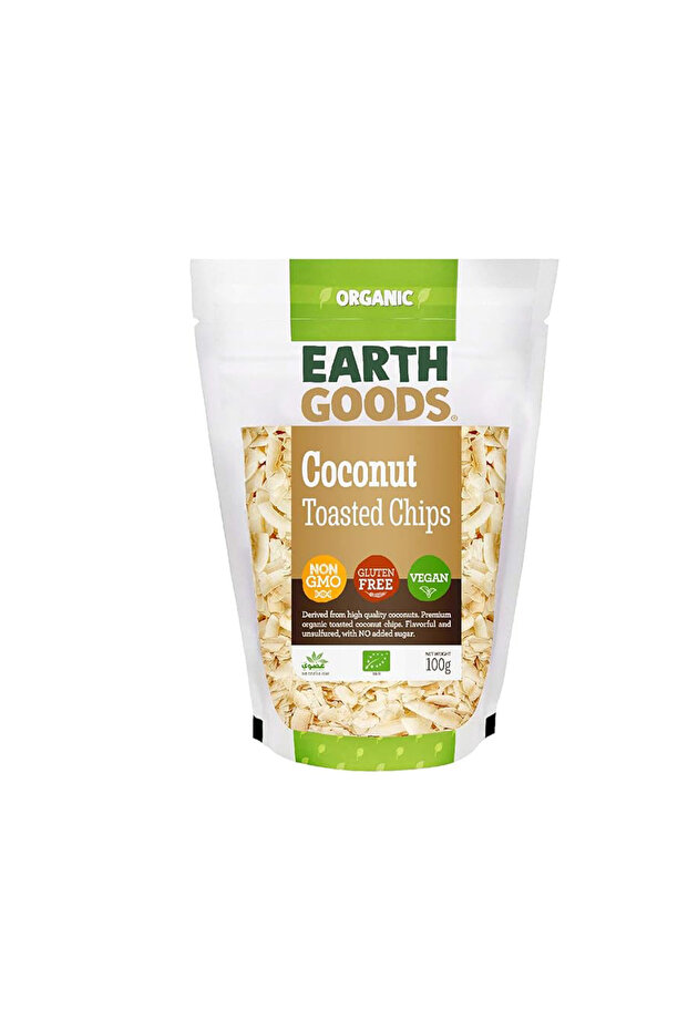 ORGANIC COCONUT TOASTED CHIPS 100G