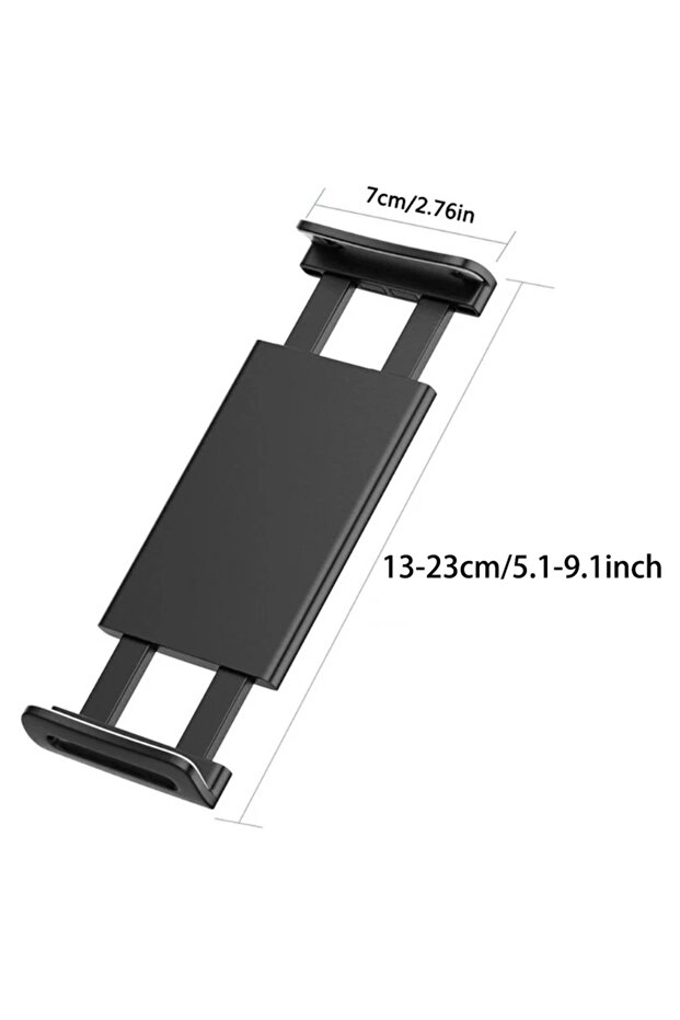 black-t1 Universal Tablet Stand Holder Clamp Clip Mount Bracket for iPad Air 4-13 Inch Laptop Stand