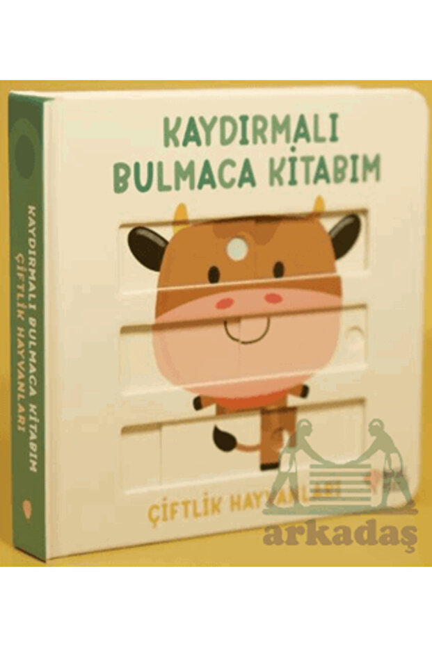 Kaydırmalı Bulmaca Kitabım - Çiftlik Hayvanlar