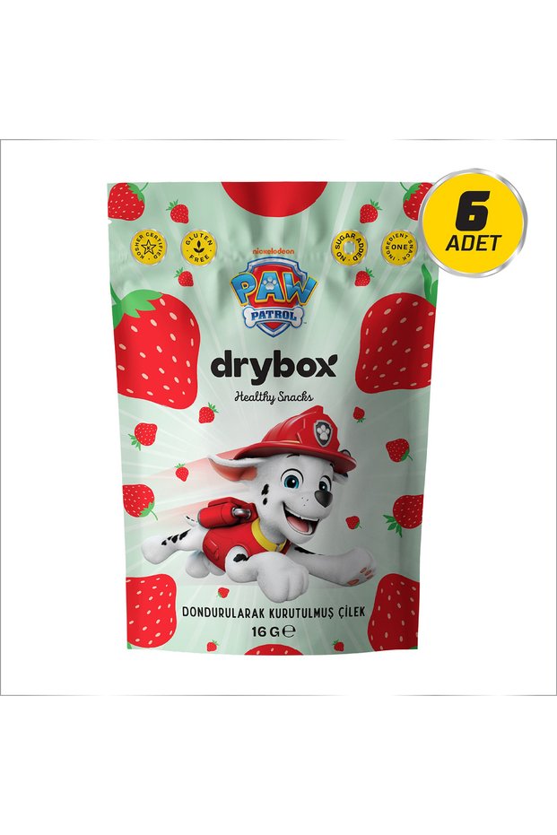 Paw Patrol Freeze-Dried Crispy Strawberry 6-Pack