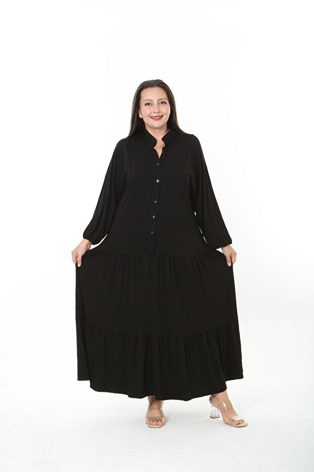 Xlmodam Women's Lycra Viscose Plus Size Dress