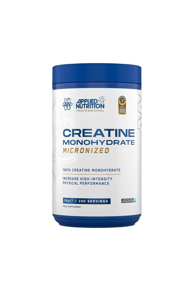 كرياتين مونوهيدرات من ابلايد نيوتريشن بدون نكهة 1 كيلو - Creatine Monohydrate Unflavored