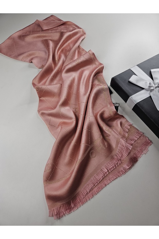 Luxury Glittery Cashmere Silk Soft Shawl Hijab Foulard Scarf Shawl C Pattern 70 X 200 cm