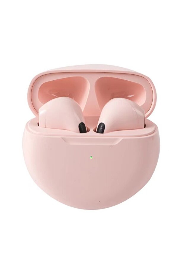 سماعات رأس بلوتوث لاسلكية Pink pro6-Wireless، سماعات رياضية TWS، مقاومة للماء، مزودة بميكروفون، سماعات موسيقى