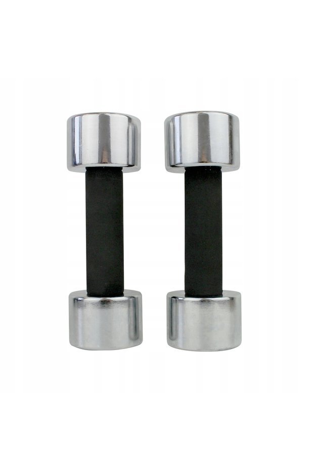 Set de gantere 2 bucăți de 3KG cromate