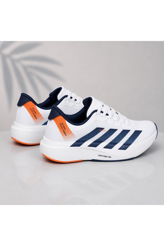 Men's Running Shoes – Breathable Lightweight Sports Sneakers | Casual Walking & Gym Training Shoes | White & Black