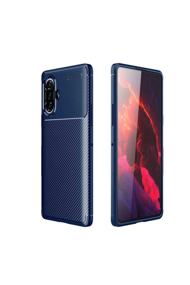Case Compatible for Xiaomi Redmi K40 Gaming Mobile Phone Carbon Design Ultra Slim Build  Cover