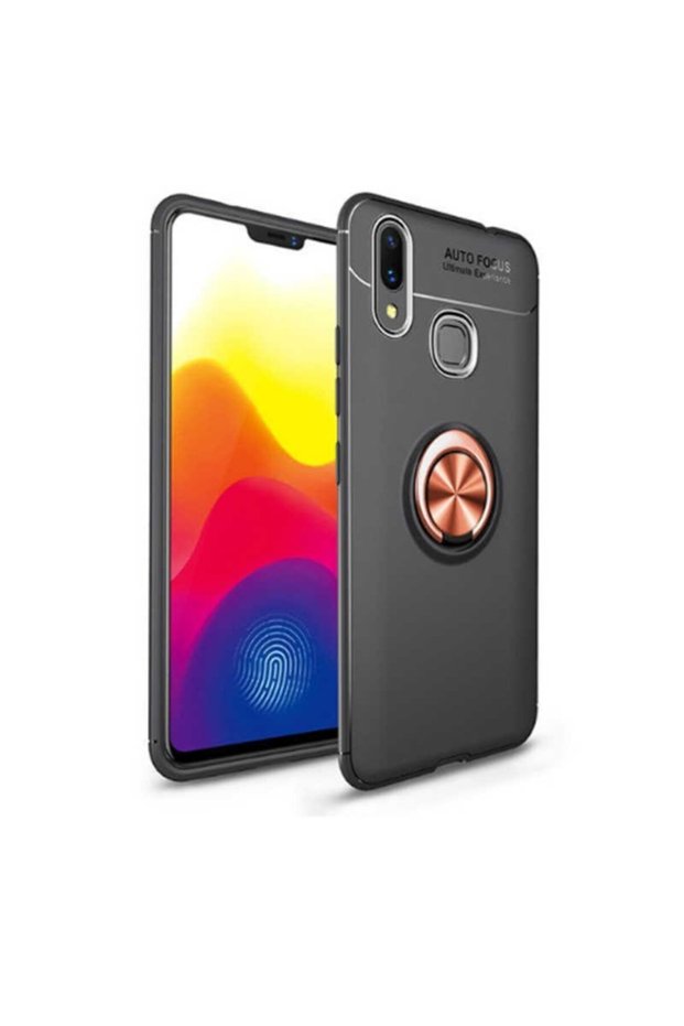 Compatible Case for Samsung Galaxy M20 Silicone Cover with Rotatable Ring Stand
