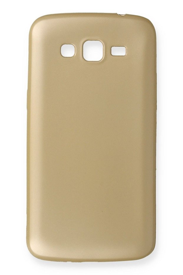 Compatible Case for Samsung Galaxy Grand 2 Yumauask Colorful Flexible Premium Rubber Silicone - Gold
