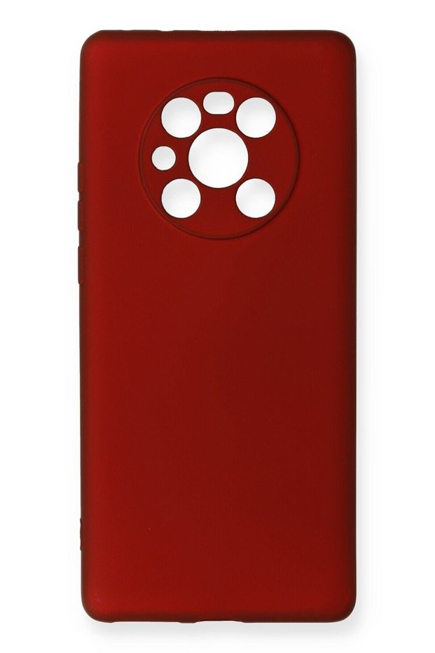 Compatible Case for Huawei Mate 40 Pro Yumauask Colorful Flexible Premium Rubber Silicone - Burgundy