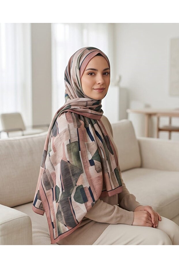 وشاح نرجس شال طبيعي