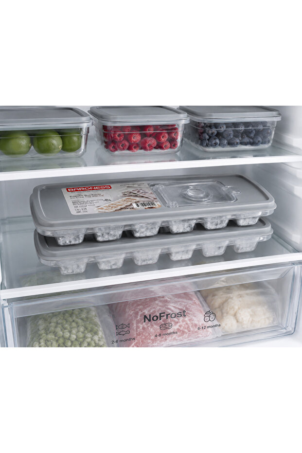 Ice Mold Leak-Proof 12-Cavity Bpa Free Ice Maker