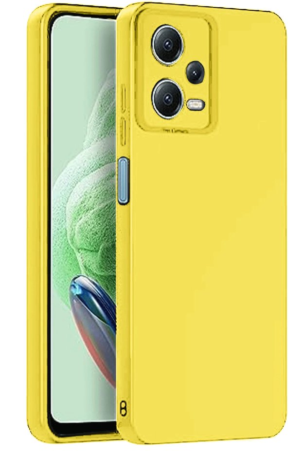 Aconcept Redmi Note 12 Pro 5g Case Nano Velvet Silicone (31735) - Yellow