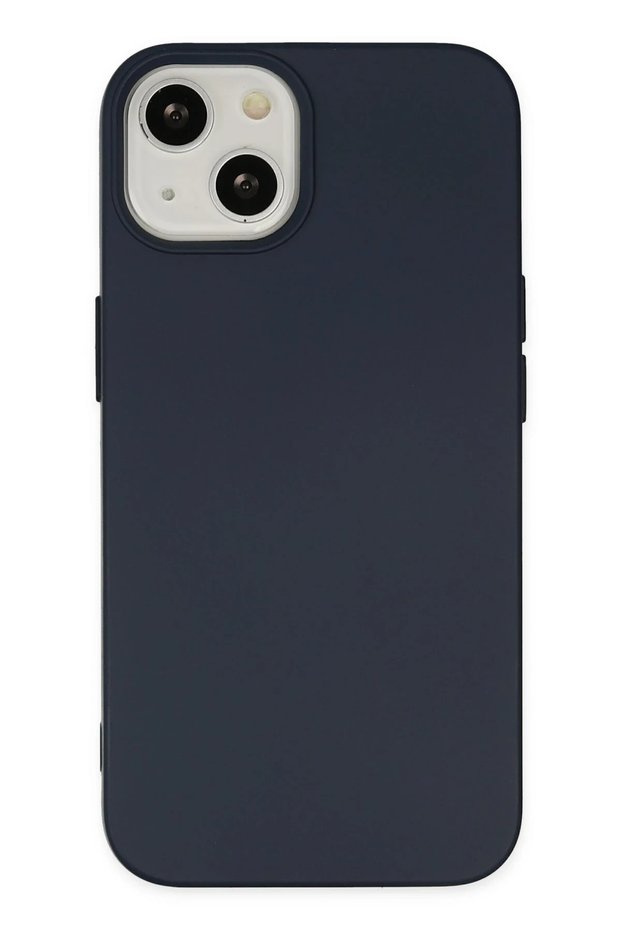 Aconcept iPhone 14 Case Nano Velvet Silicone (95050) - Navy Blue