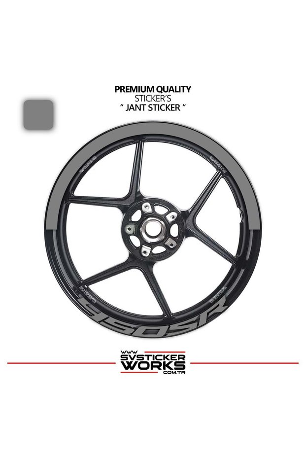 Cfmoto 450Sr Wheel Rim Strip – Half Rim Covering & 450Sr Lettering Sticker Set