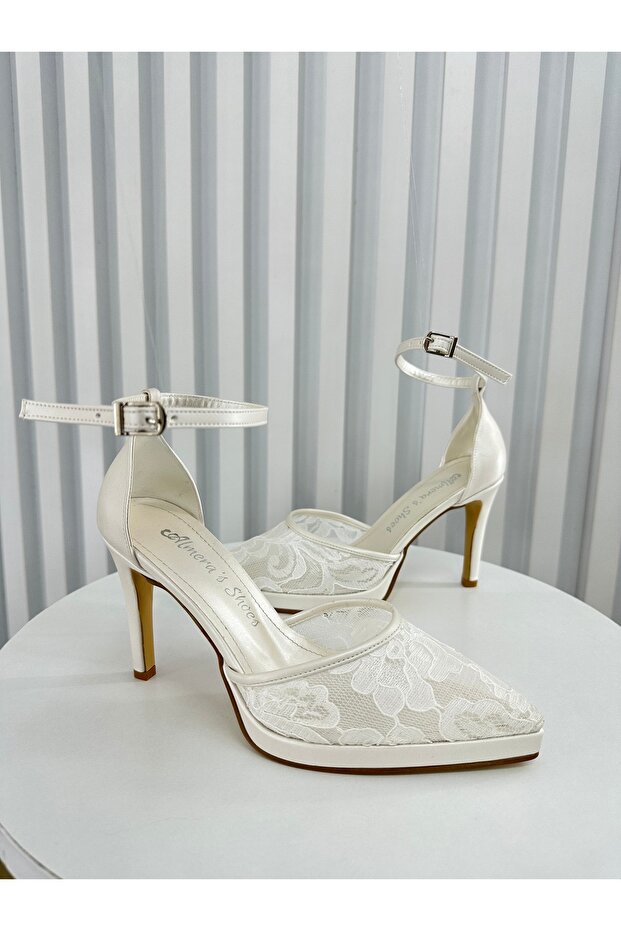 Colorful 9 cm Platform Mesh Lace Detailed Shoes