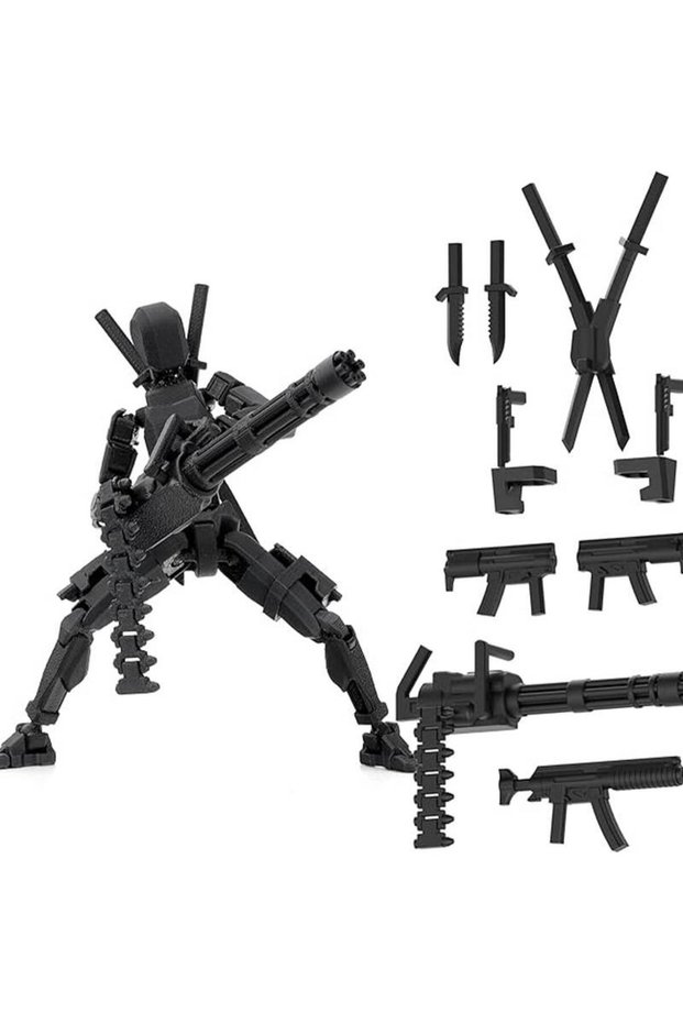 E T13 Titan 13 Action Figure Set Robot Action Figure 3D Printed Robo 13 Action Fidget Toys For Colle