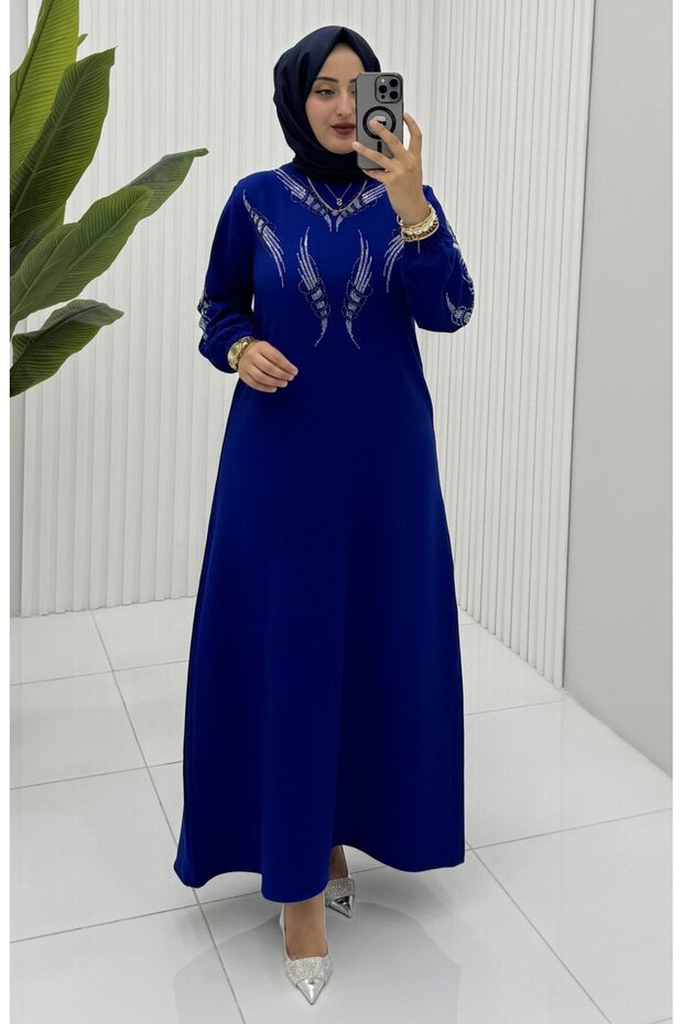 Pırıl Dress Cobalt Blue