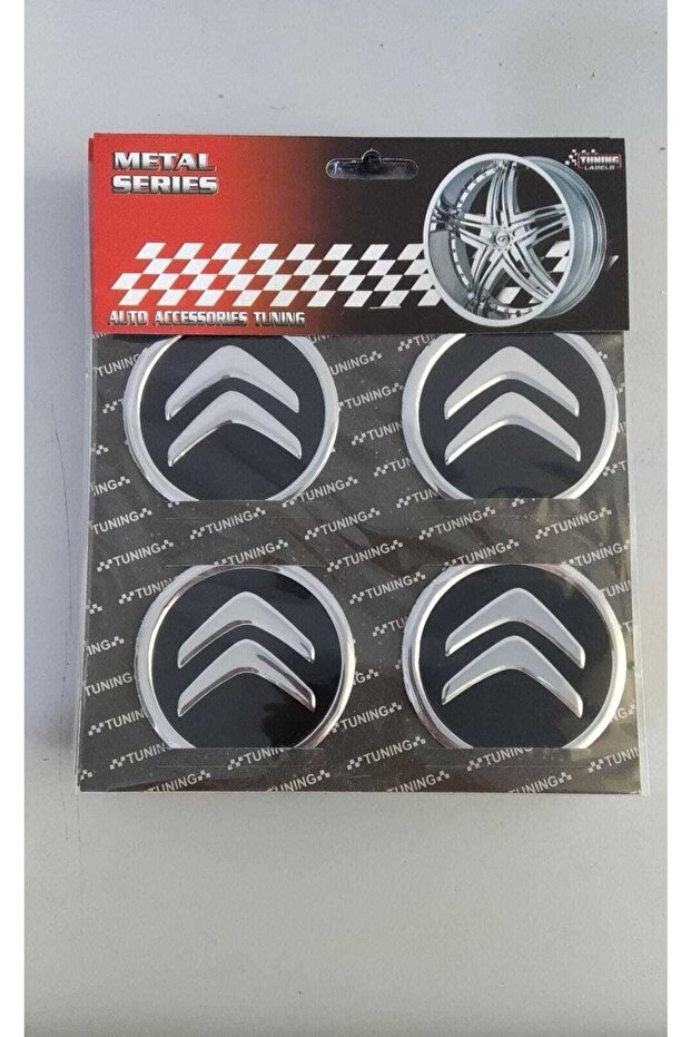 Citroen Aluminum Bonding Wheel Hub 4 Pcs 60mm