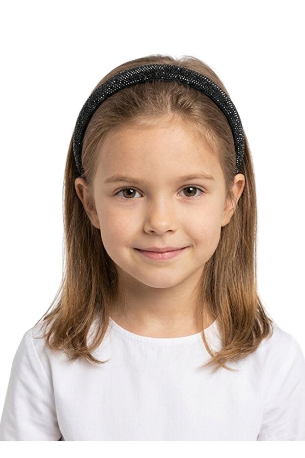 -Padded Rhinestone Headband - Multicolor