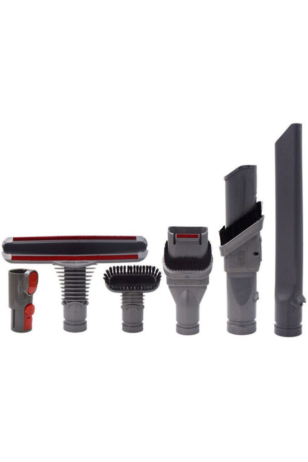 Vacuum cleaner brush head kit, including 6 vacuum cleaner nozzles and adapters, suitable for V7, V8, V10, DC35, DC45 and DC58 vacuum cleaners.