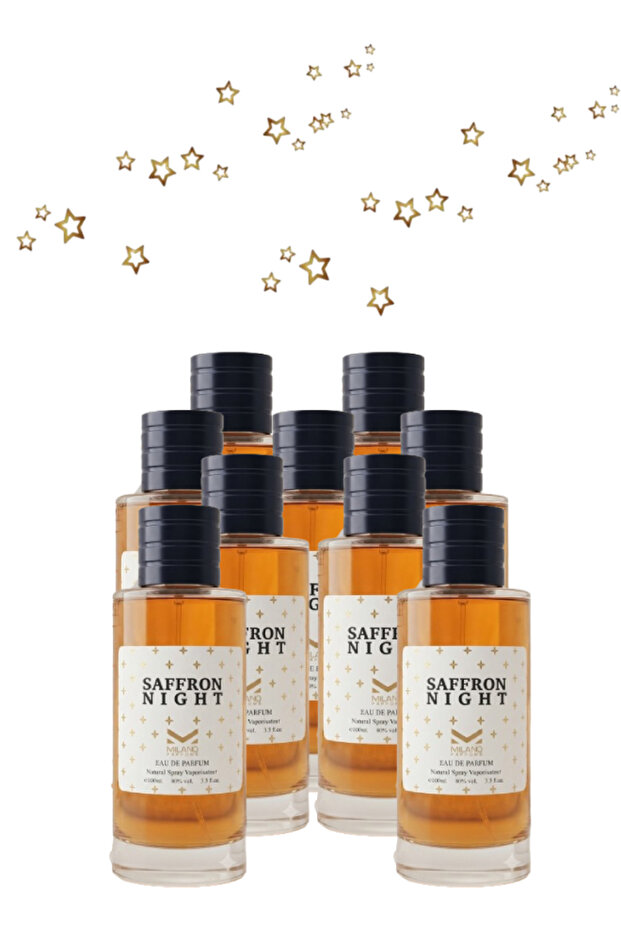 9 قطع من عطر الزعفران الليلي 100 مل
