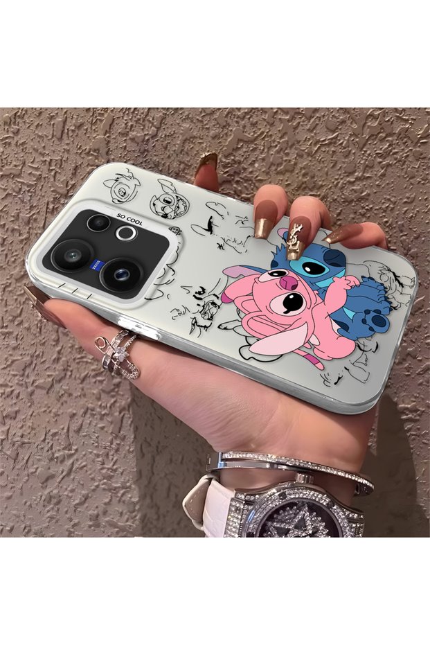 Vivo X200 Fe Compatible High-Quality Cartoon Printed Case, Stylish Versatile Full Protective Cover