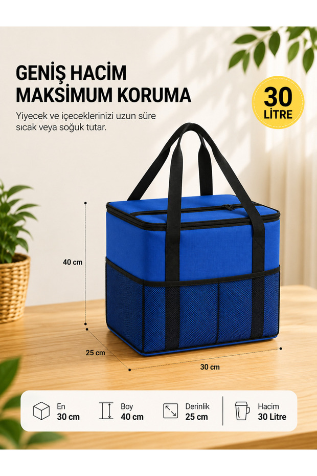 30 Lt. Thermal Cooler Camping and Picnic Bag Thermal Insulated Hanging Bag
