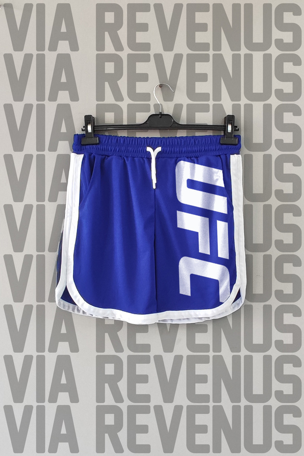 Fighting Championship Printed Unisex Retro Varsity Sports Training Shorts