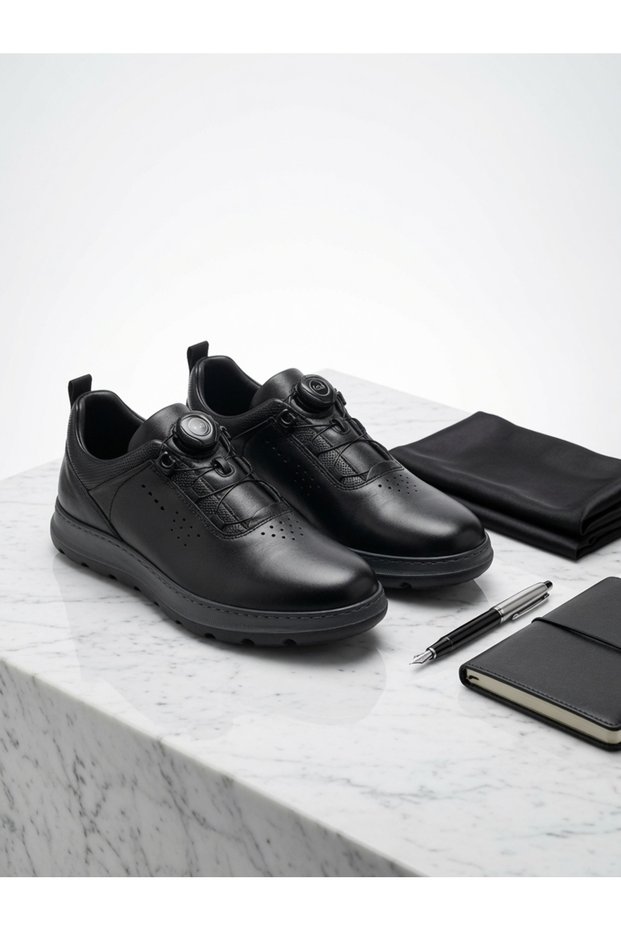 Kemal Aygün-Libero Genuine Leather Smart Lacing System Men's Casual Shoes