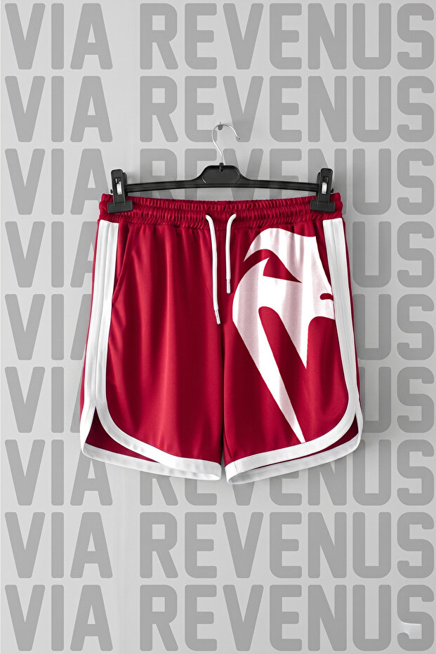 Venom Printed Unisex Retro Varsity Sports Training Shorts
