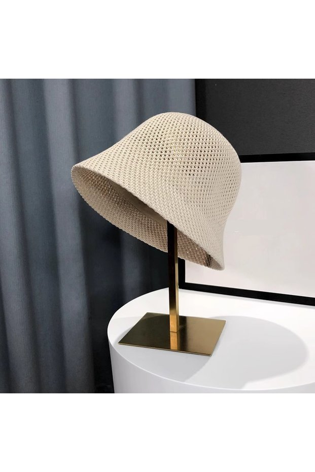 Women's Papyrus Sun Hat | Foldable Bucket Hat | - Breathable - Sweat-wicking Bucket Hat | Summer Sun Hat - For Outdoor Beach Leisure (Beige)