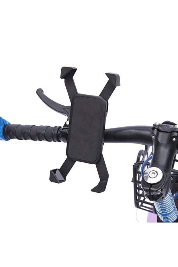 Universal bicycle phone holder - mobile phone holder, 360° rotatable, adjustable mobile phone holder for handlebars, scooter, motorcycle, detachable