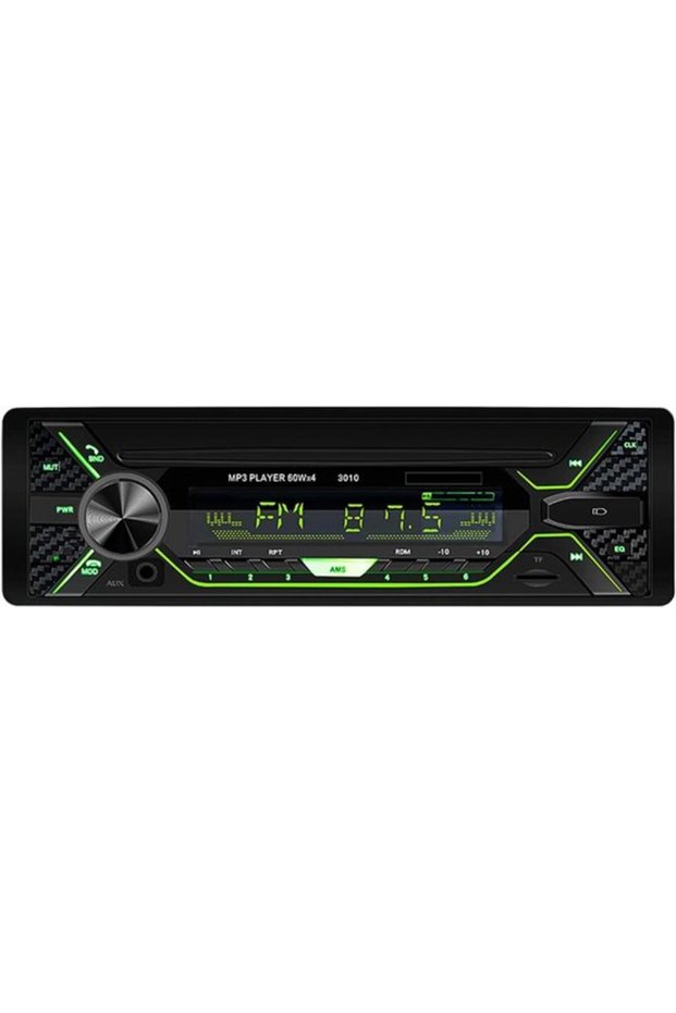Car Radio Audio BT Stereo MP3 Player with 7-Color Digital HD LCD Screen, USB WMA/WAV/FM Receiver, AUX/TF Card In-Dashboard Kit