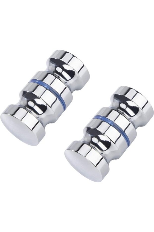 2-Piece Silver Stainless Steel Handles for Kitchen Cabinets, Sliding Doors & Drawers (Includes Screws)